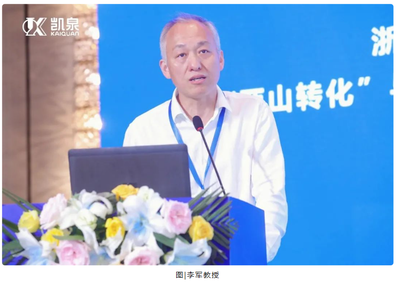 浙江工业大学教授、“两山转化”与绿色发展联合研究中心主任李军